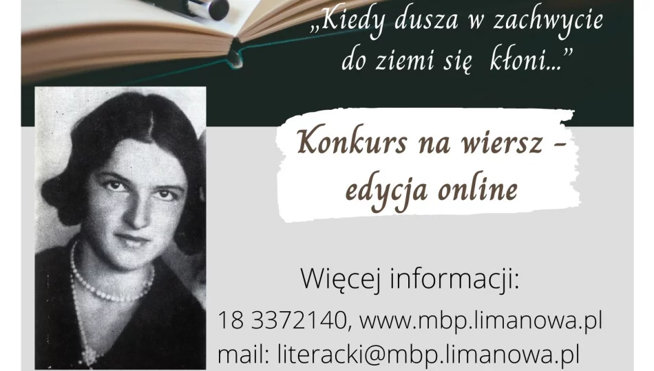 Do 30 września zgłoszenia w Konkursie poetyckim im. Zosi Smreczyńskiej - zdjęcie 1