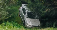 Subaru wypadło z drogi - zdjęcie 2