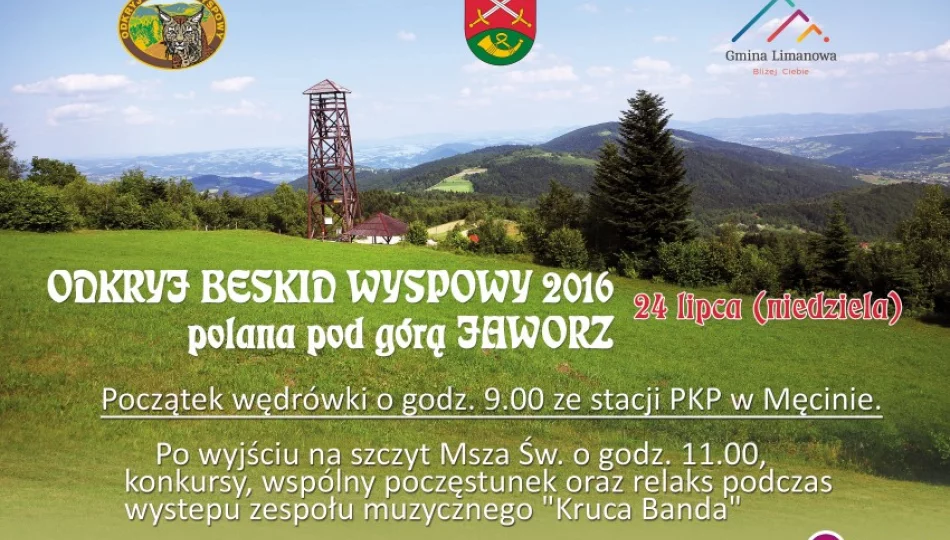 Zdobywamy Jaworz w ramach akcji „Odkryj Beskid Wyspowy 2016” - zdjęcie 1