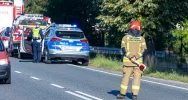 Zderzenie i wahadło na DK 28, jedna osoba trafiła do szpitala - zdjęcie 2