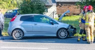 Zderzenie i wahadło na DK 28, jedna osoba trafiła do szpitala - zdjęcie 5