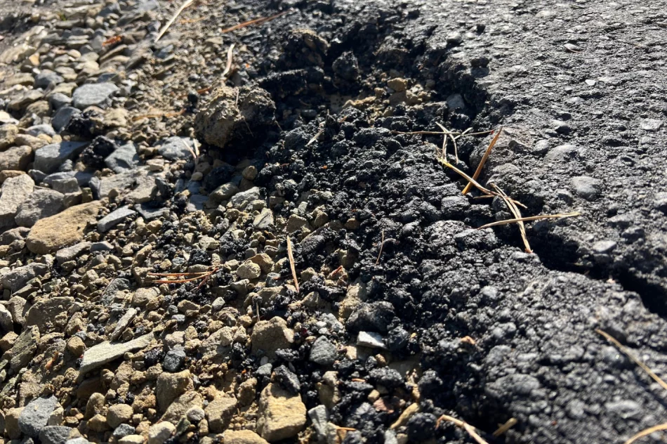 Nowy asfalt można zbierać… palcami - zdjęcie 14