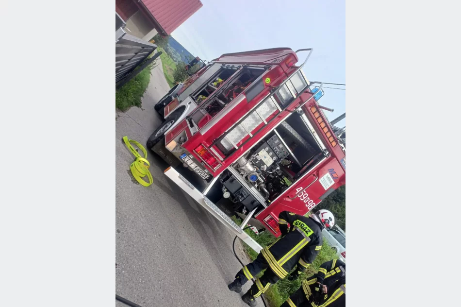 Pożar budynku gospodarczego - zdjęcie 2