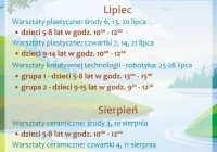 WAKACJE 2016 - zapisz się na warsztaty! - zdjęcie główne