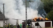 Pożar domu i zabudowań gospodarczych - zdjęcie 4