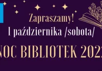 Miejska Biblioteka Publiczna zaprasza na „Noc Bibliotek” - zdjęcie główne