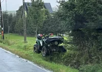 Pijany na quadzie spowodował kolizję - zdjęcie główne