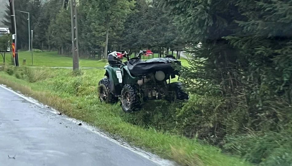 Pijany i bez uprawnień. 30-latek zatrzymany na quadzie - zdjęcie 1