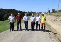 Odbiór zmodernizowanych dróg do gruntów rolnych w miejscowościach Kłodne i Wysokie - zdjęcie główne