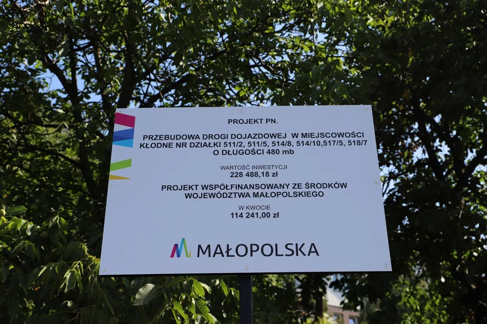 Odbiór zmodernizowanych dróg do gruntów rolnych w miejscowościach Kłodne i Wysokie - zdjęcie 2