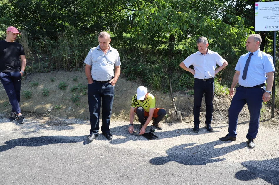 Odbiór zmodernizowanych dróg do gruntów rolnych w miejscowościach Kłodne i Wysokie - zdjęcie 9