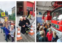 O bezpieczeństwie z przedszkolakami – zajęcia z dziećmi z Miejskiego Przedszkola nr 1 i Miejskiego Przedszkola nr 2 w Limanowej - zdjęcie główne