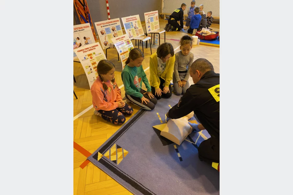 Pierwsza pomoc przedmedyczna dla dzieci ze Szkoły Podstawowej w  Pisarzowej - zdjęcie 7