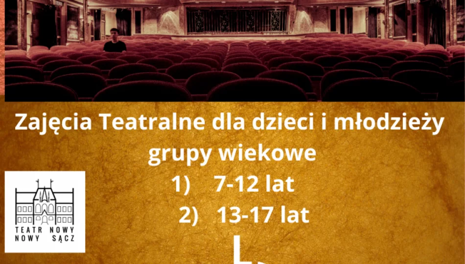 Warsztaty teatralne z Teatrem Nowym – nabór na rok 2022/2023. AKTUALIZACJA - zdjęcie 1