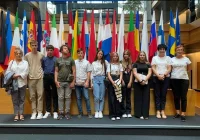 Uczeń Szkoły Podstawowej nr 2 w Limanowej Kacper Antkiewicz w Strasburgu - zdjęcie główne