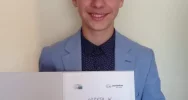 Uczeń Szkoły Podstawowej nr 2 w Limanowej Kacper Antkiewicz w Strasburgu - zdjęcie 4