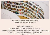 27 września w MBP w Limanowej zaprasza na spotkanie pt. „NAJ!Biblioteki na świecie” - zdjęcie główne