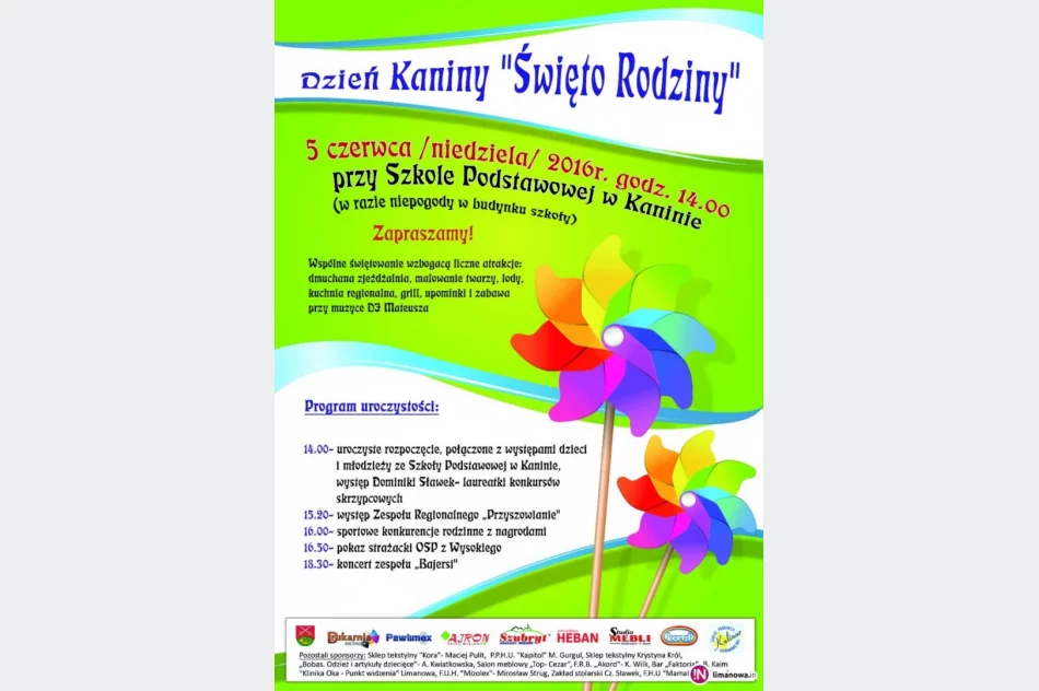 Święto Rodziny w miejscowości Kanina już w tę niedzielę! - zdjęcie 2