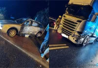 Mandat za kolizję z ciężarówką - zdjęcie główne