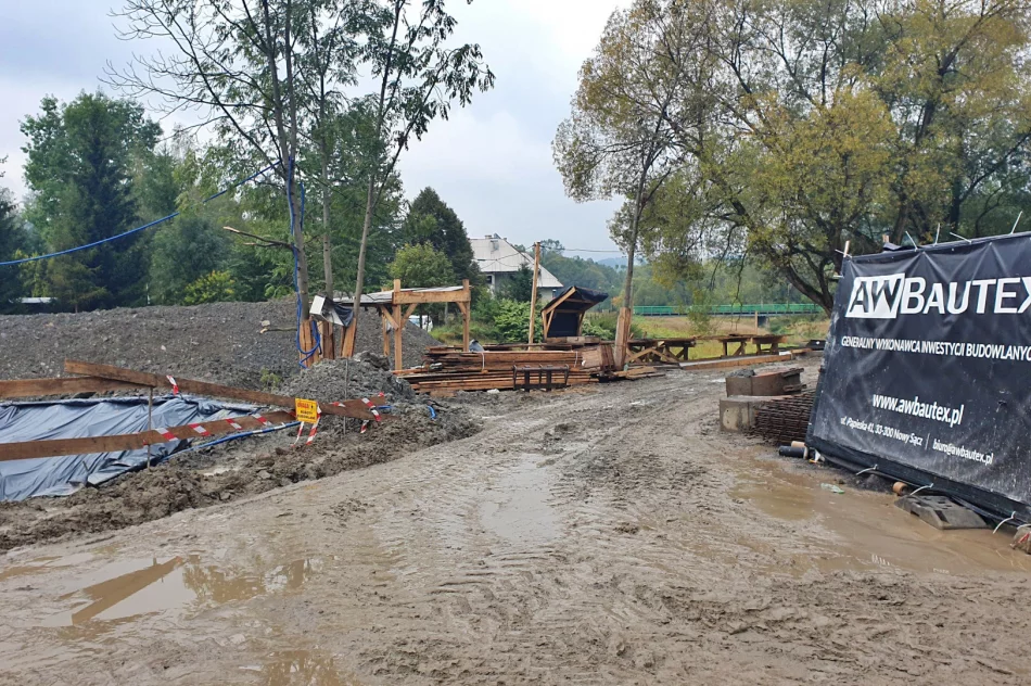 Prace przy budowie mostu - zdjęcie 5