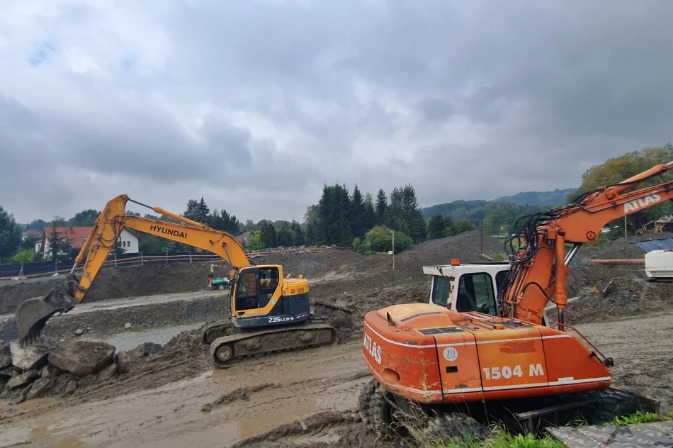 Prace przy budowie mostu - zdjęcie 6