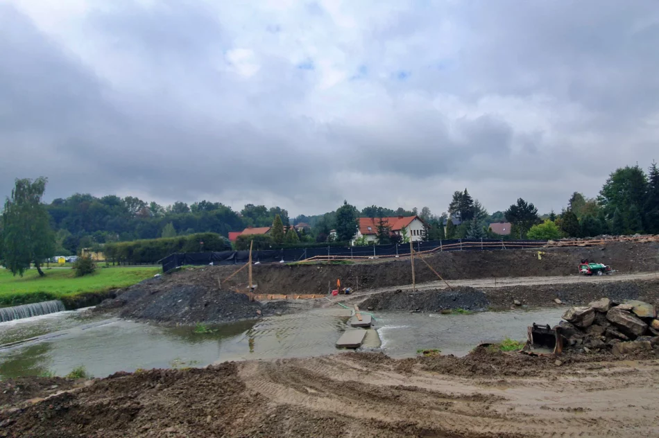 Prace przy budowie mostu - zdjęcie 8