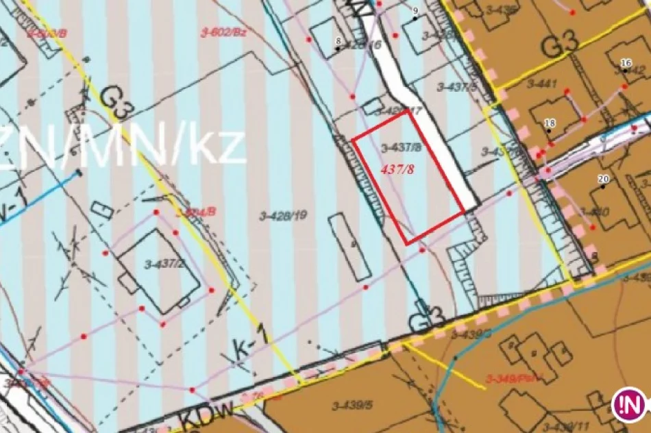 I przetarg na sprzedaż działki 437/8 obr 3 m. Limanowa ul. Willowa - zdjęcie 3