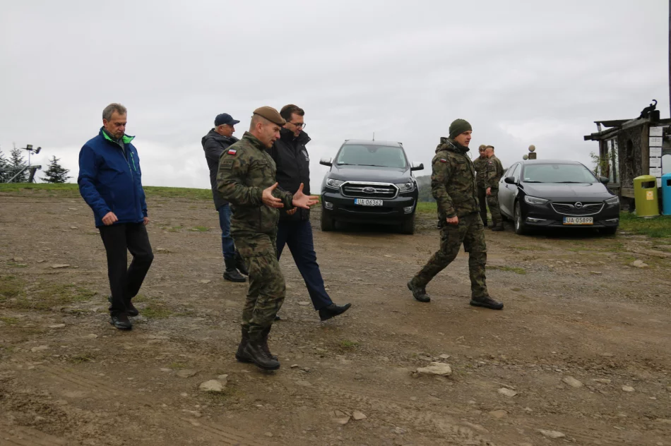 Wojewoda Małopolski na ćwiczeniach żołnierzy WOT w Limanowej - zdjęcie 8
