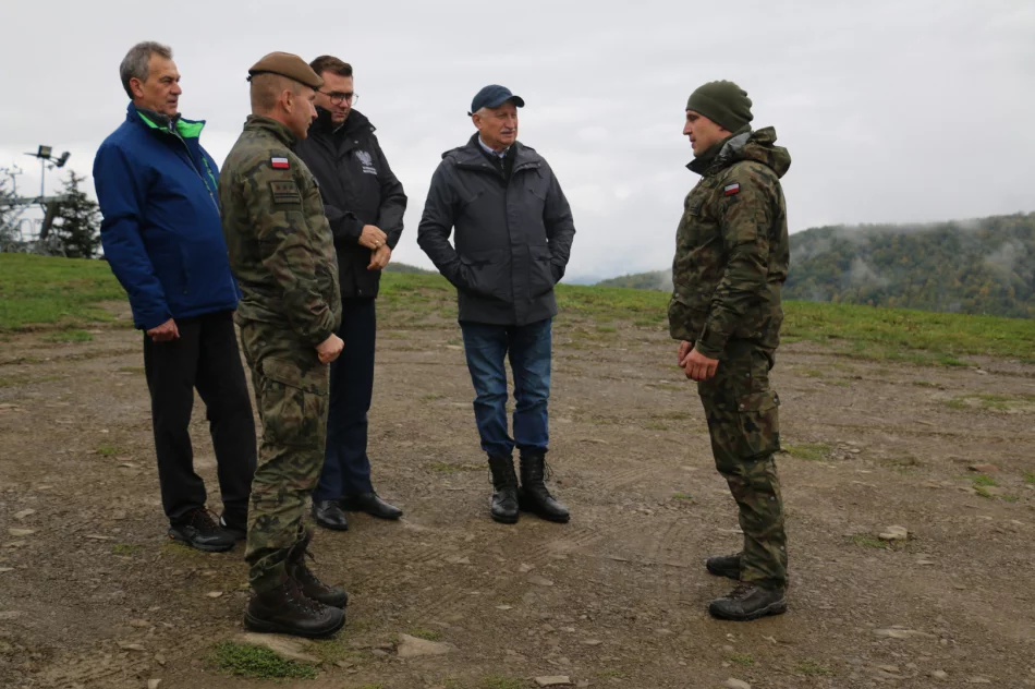 Wojewoda Małopolski na ćwiczeniach żołnierzy WOT w Limanowej - zdjęcie 16