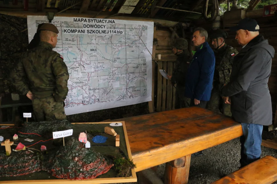 Wojewoda Małopolski na ćwiczeniach żołnierzy WOT w Limanowej - zdjęcie 17