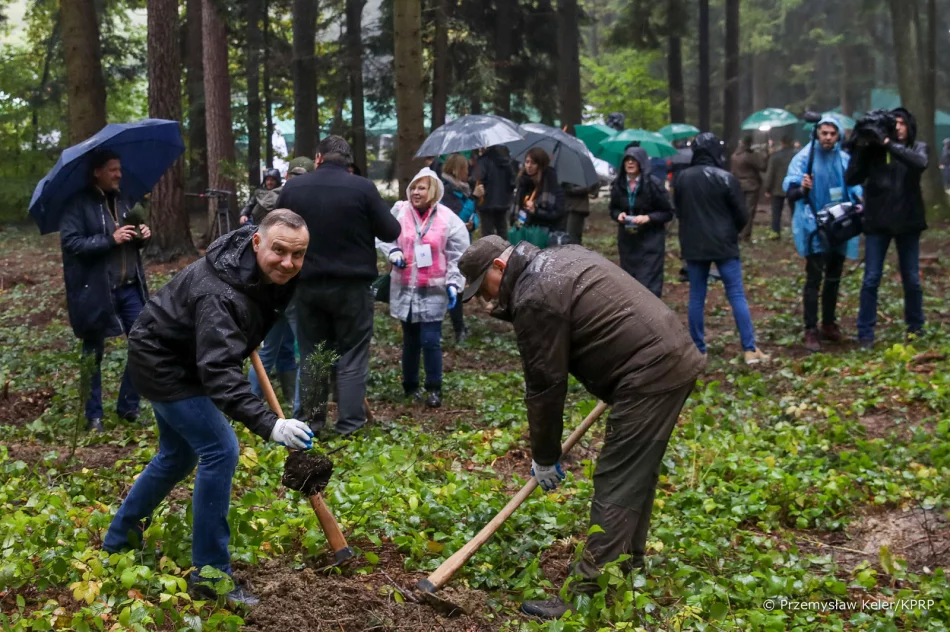 Prezydent zachęcał do sadzenia drzew - zdjęcie 5