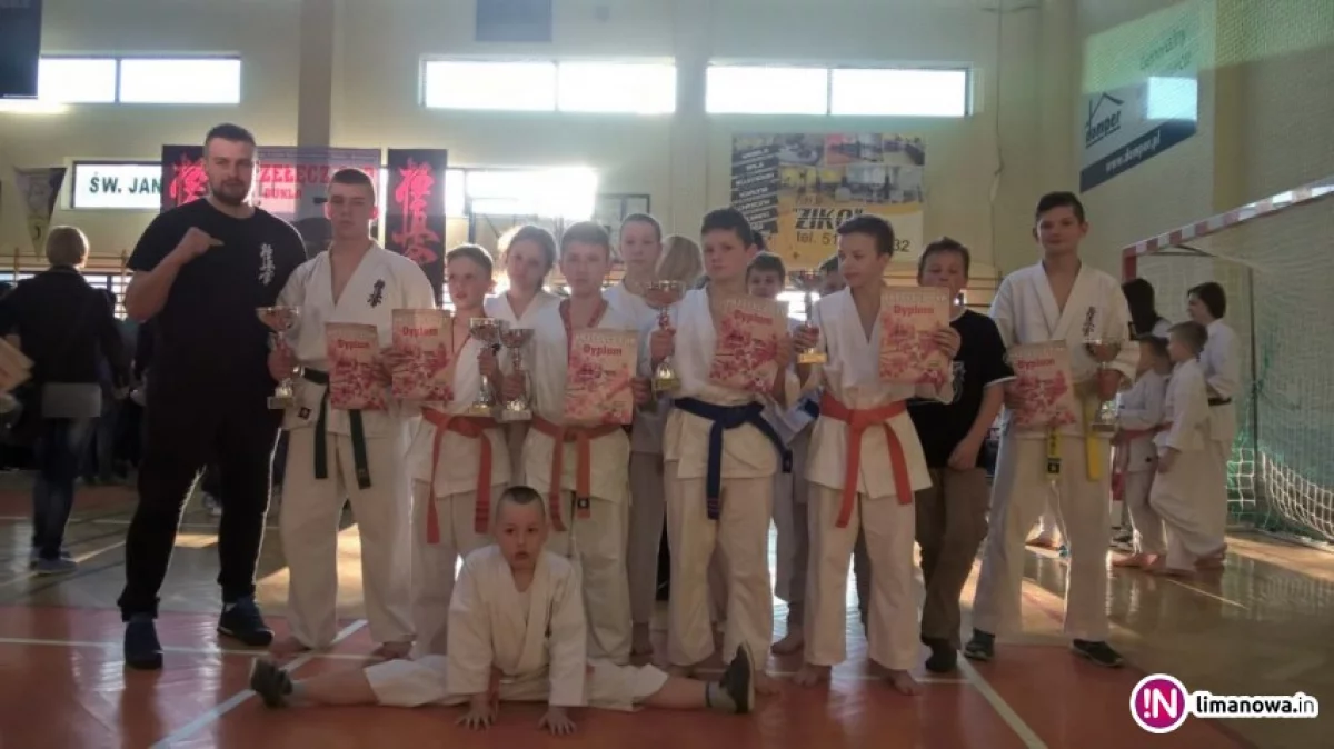 Limanowki Klub Kyokushin Karate zdobył 6 medali w Dukli na I Przełęcz Cup!