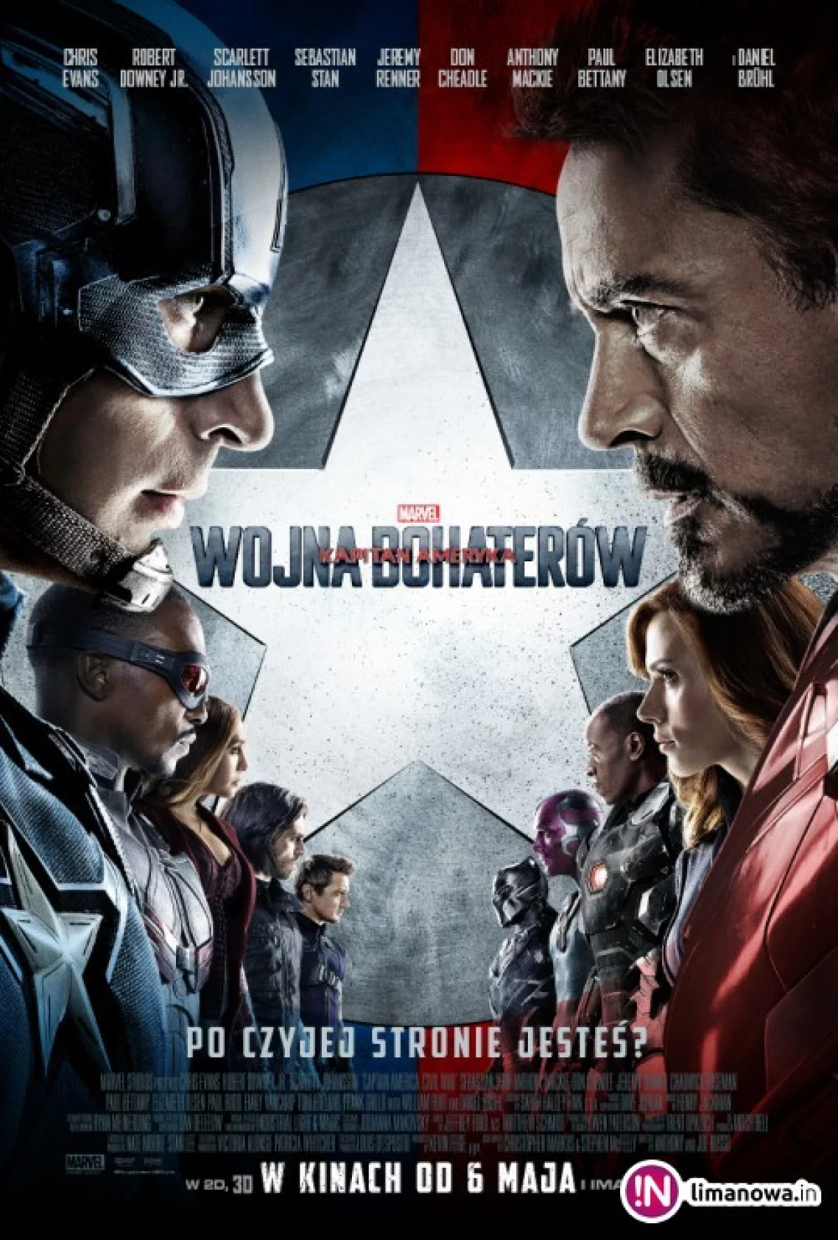 Premiery w kinie Klaps: Kapitan Ameryka: Wojna Bohaterów i #WszystkoGra na ekranie od 6.05