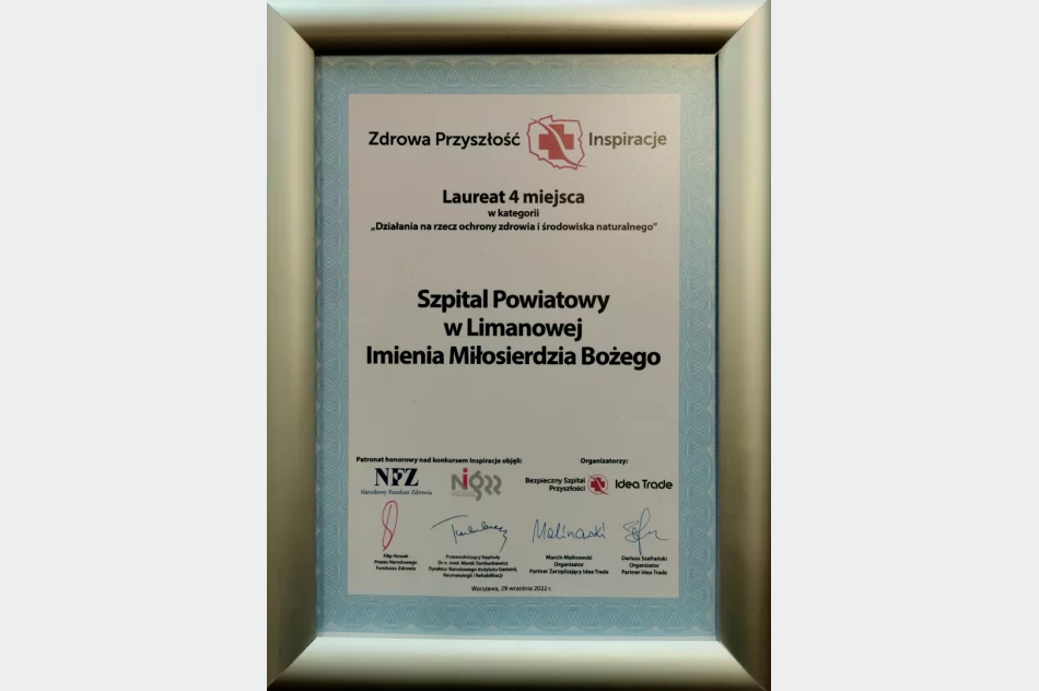 Szpital na 4. miejscu w konkursie - zdjęcie 3