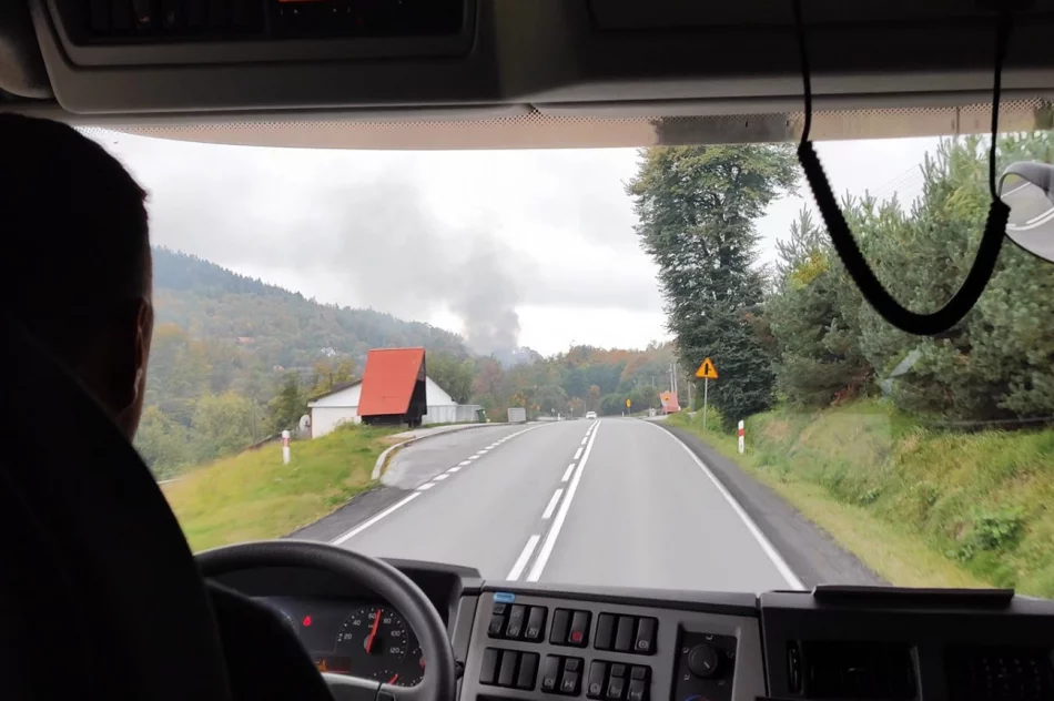 Pięć zastępów do pożaru zabudowań - zdjęcie 6