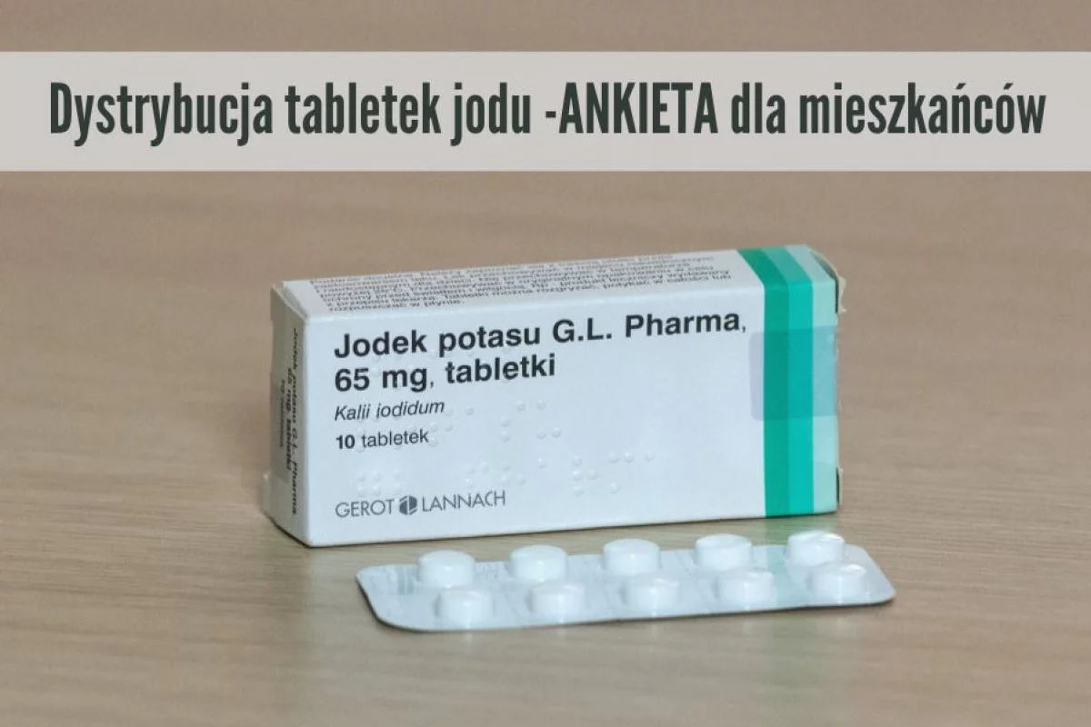 Dystrybucja tabletek jodu – ANKIETA dla mieszkańców