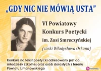 Konkurs poetycki „Gdy nic nie mówią usta” - zdjęcie główne