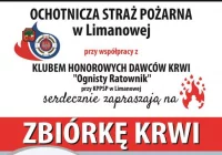 9 października w remizie OSP Limanowa odbędzie się zbiórka krwi - zdjęcie główne