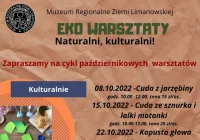 Październikowy cykl EKO WARSZTATÓW w Muzeum Regionalnym Ziemi Limanowskiej - zdjęcie główne