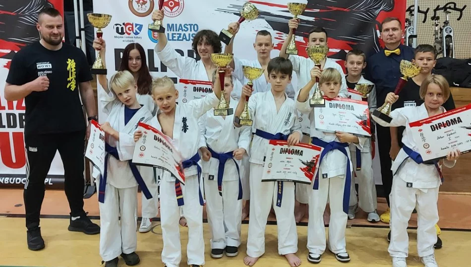 9 medali i 4 miejsce drużynowo dla Limanowskiego Klubu Kyokushin Karate na Polish Open WKB w Leżajsku - zdjęcie 1