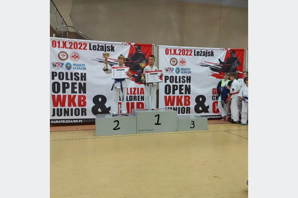 9 medali i 4 miejsce drużynowo dla Limanowskiego Klubu Kyokushin Karate na Polish Open WKB w Leżajsku - zdjęcie 8