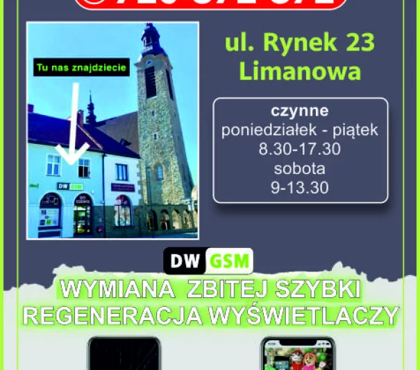 Telefony Komórkowe / Smartfon'y / Laptopy  / Akcesoria / Serwis | DWGSM - Zdjęcie główne