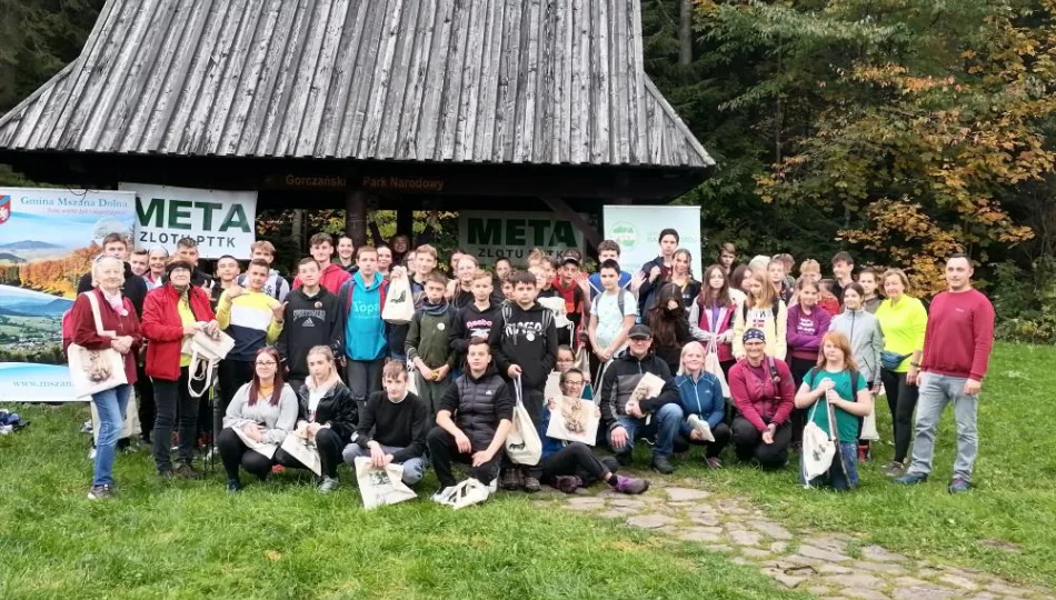 Gorczańskie szlaki zapełniły się młodzieżą - zdjęcie 1