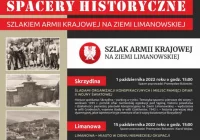 15 października odbędzie się w Limanowej spacer historyczny o tematyce Szlaku Armii Krajowej na Ziemi Limanowskiej - zdjęcie główne