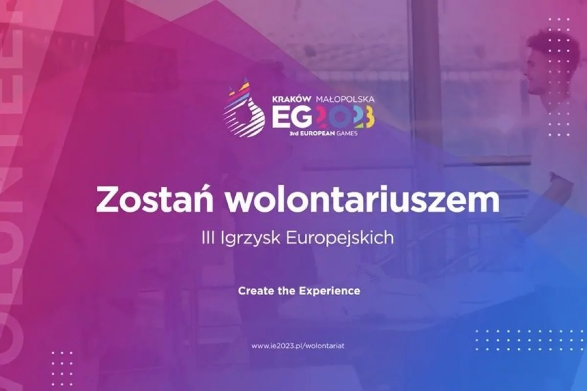 Szukają wolontariuszy na europejskie igrzyska