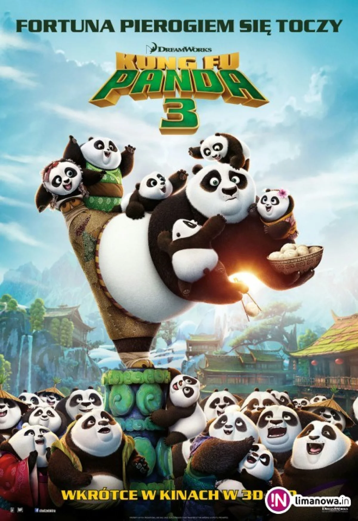 Premiera w kinie Klaps - „Kung Fu Panda 3” na ekranie od 1 kwietnia!