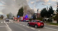 Pożar budynku pracowni reklamy - zdjęcie 3