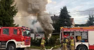 Pożar budynku pracowni reklamy - zdjęcie 4