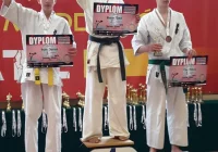 Srebrny medal Dariusza Wajda zawodnika ARS Klub Kyokushinkai Limanowa - zdjęcie główne