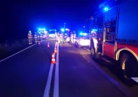 Zderzenie samochodu osobowego z ciągnikiem rolniczym - zdjęcie główne